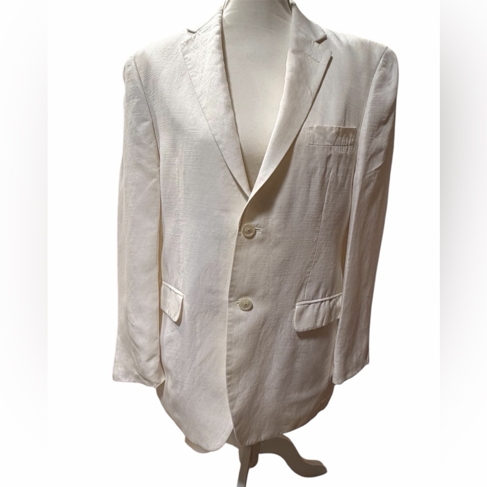 Donald J Trump Elegant White Men's Blazer